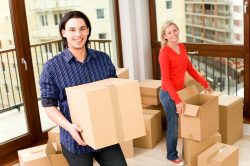 Booking and quotation paperwork for a moving service
